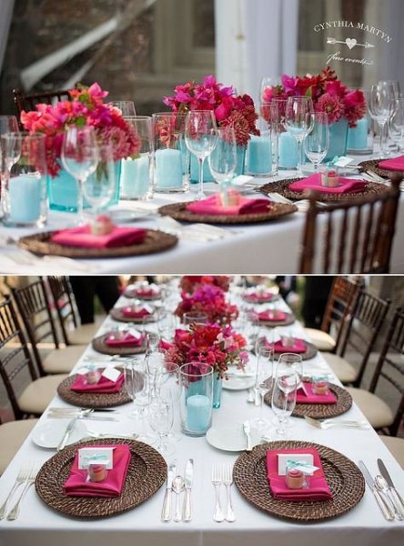 9. türkiz és ciklámen